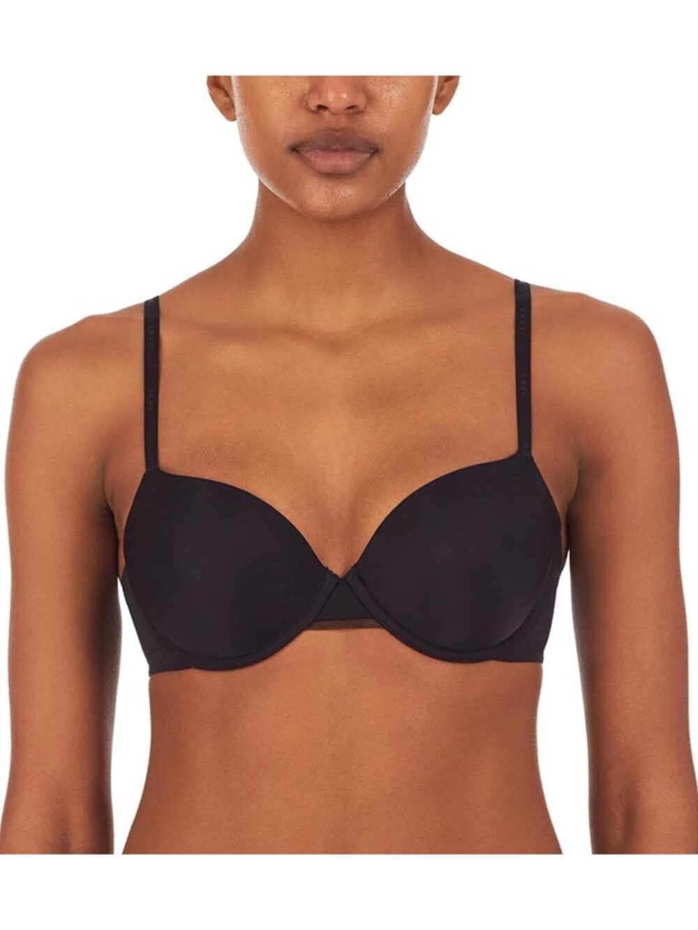 DKNY Women's Sz 36D Litewear Spacer Underwired T-Shirt Bra DK4001 Black